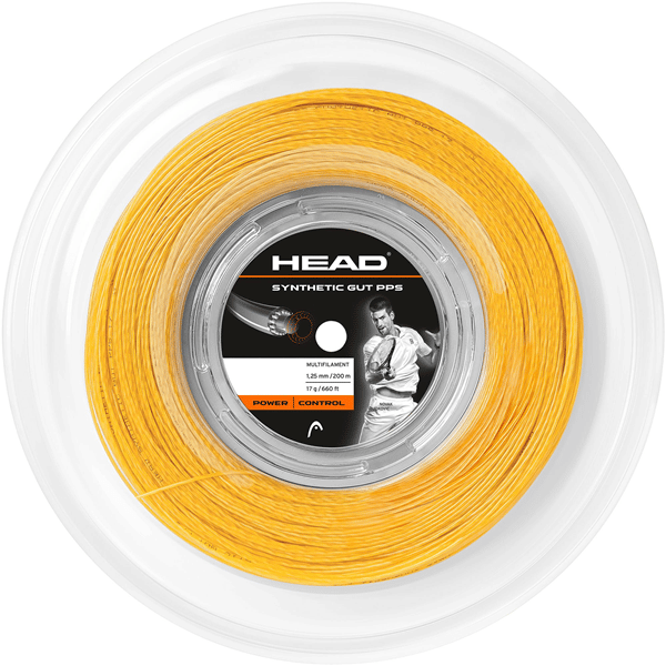 Head Synthetic Gut PPS Tennis String Reel 17, 16 (200M) – Sports