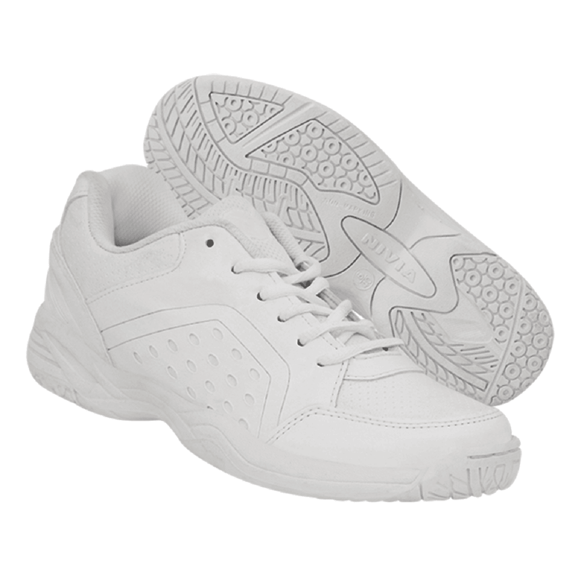Nivia Mens School Shoes With Lace (White-416) – Sports Wing | Shop on