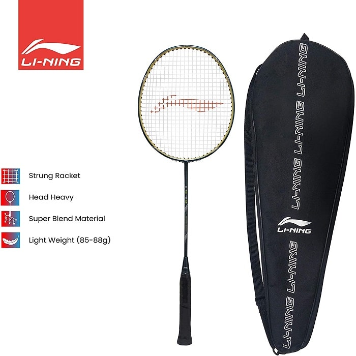 Li-Ning G-Tek 78 GX Badminton Racquet (Blue/Gold) – Sports Wing | Shop on