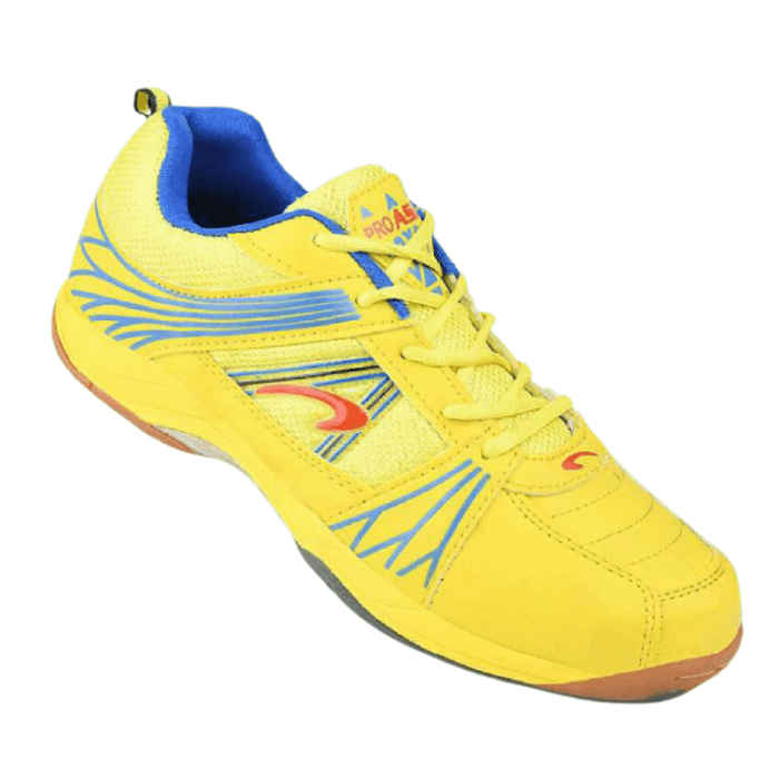 Proase BG 004 Badminton Shoes (Yellow) – Sports Wing | Shop on