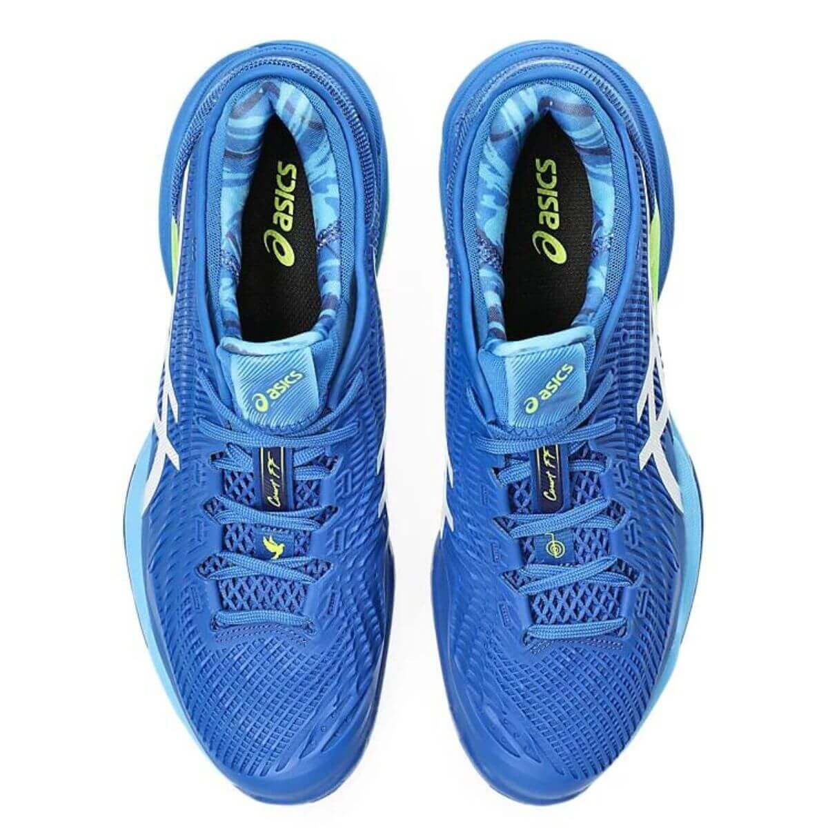 Asics Court FF3 Novak Tennis Shoes (Tuna Blue/White) – Sports Wing ...