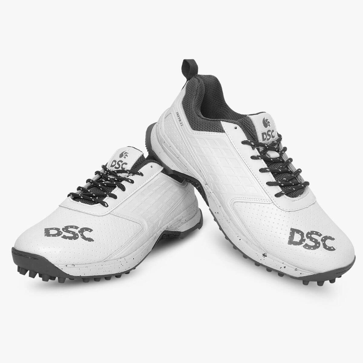 DSC Jaffa 22 Cricket Shoes (White/Grey) – Sports Wing | Shop on