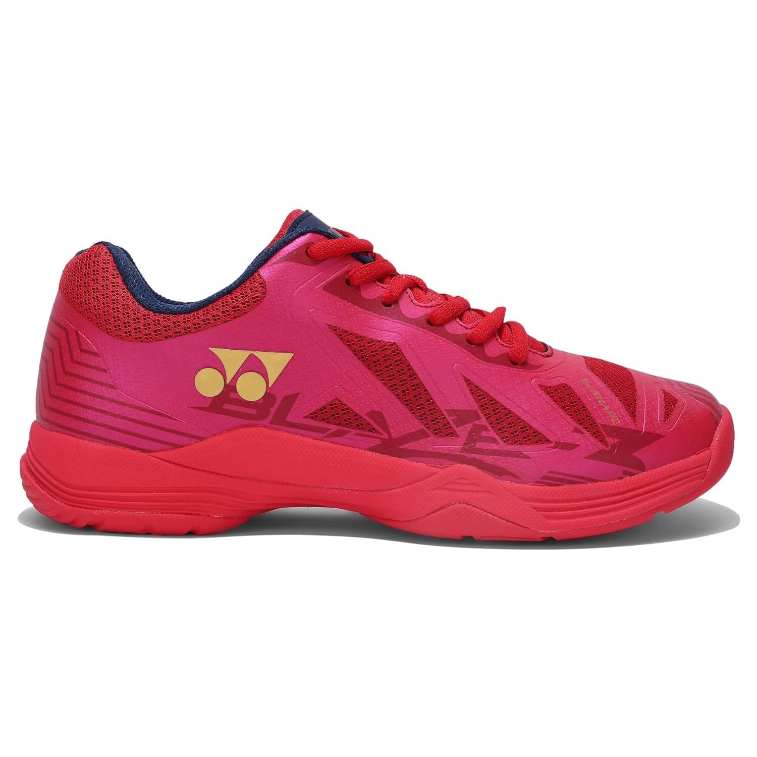 Yonex Blaze 3 Badminton Shoes (Red Dark Ink Gold) – Sports Wing | Shop on